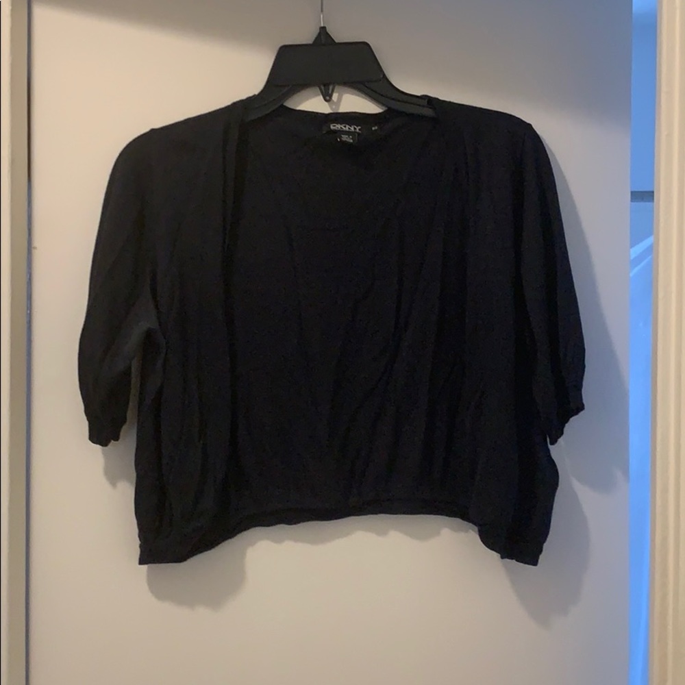 Dkny cropped cardigan